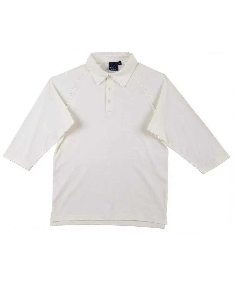Winning Spirit Cricket Polo 3/4 Sleeve Men's Ps29q